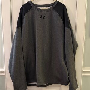 Under Armour Men's Charcoal and Black Sweatshirt